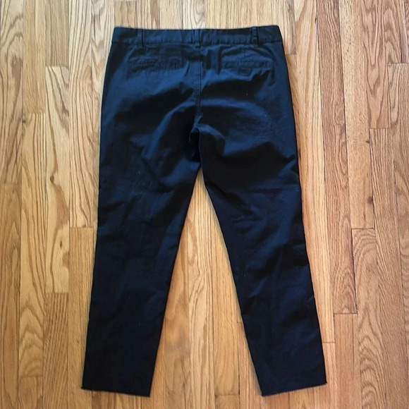 Nili Lotan sz 6 black East Hampton Pants black with red piping great condition - Picture 7 of 9